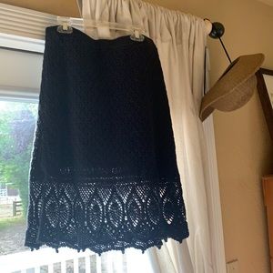 Athleta crocheted skirt